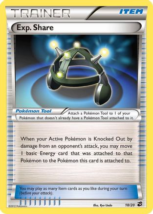 Exp. Share (018/20) - DV  - Holo Rare - Holofoil