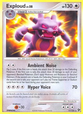 Exploud (017) - GE  - Rare - Reverse Holofoil
