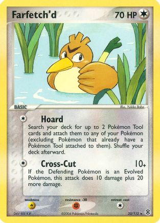 Farfetch'd (023) - FL  - Rare - Reverse Holofoil