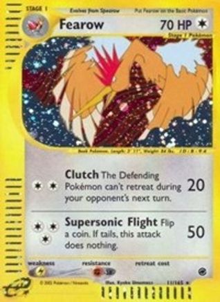 Fearow (11) (011) - E  - Holo Rare - Reverse Holofoil