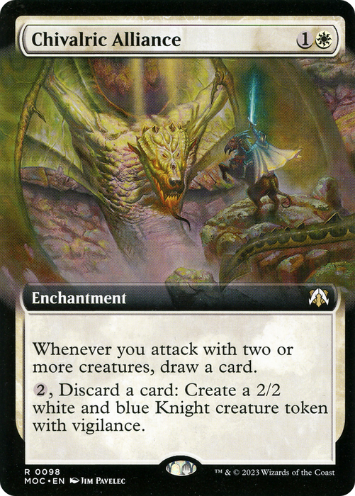 Chivalric Alliance (MOC-098) - rare: (Extended Art)