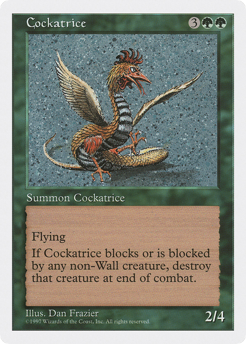 Cockatrice (5ED-284) - rare