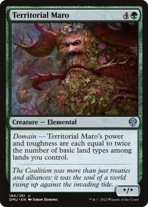 Territorial Maro (DMU-184) - uncommon - Foil