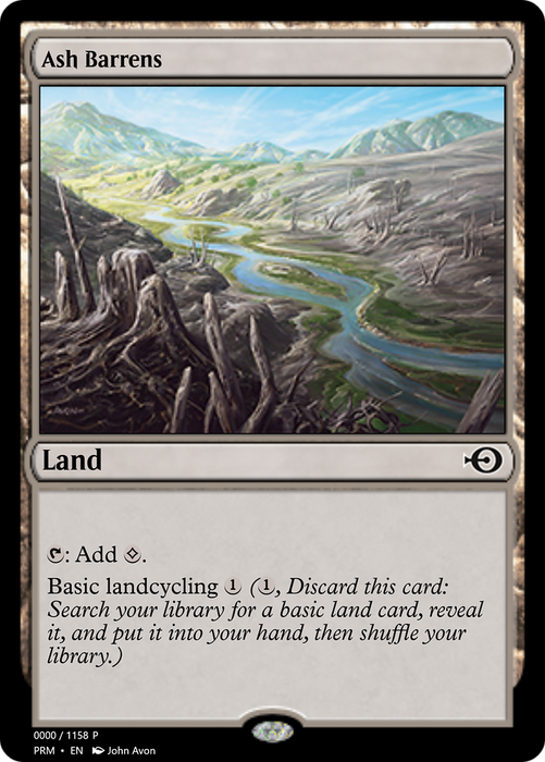 Ash Barrens (PRM-69983) - common - Foil