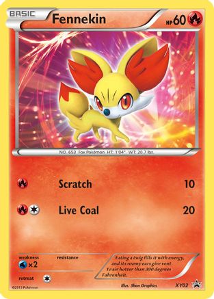 Fennekin (XY02) - XP  - Promo - Holofoil