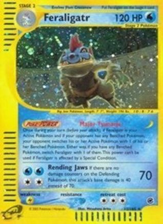 Feraligatr (12) (012) - E  - Holo Rare - Reverse Holofoil