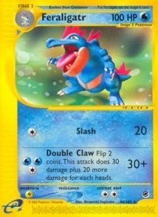Feraligatr (46) (046/165) - E  - Rare - Reverse Holofoil