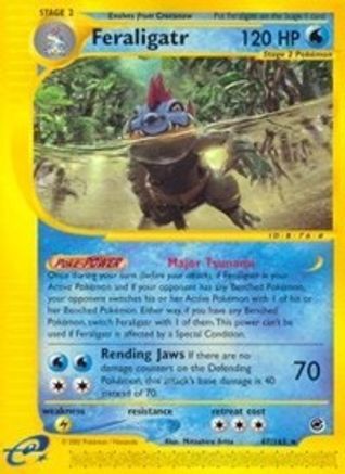Feraligatr (47) (047) - E  - Rare - Reverse Holofoil