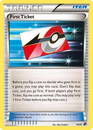 First Ticket (019/20) - DV  - Holo Rare - Holofoil
