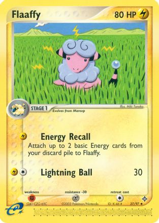 Flaaffy (027) - D  - Uncommon - Reverse Holofoil