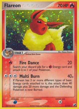 Flareon () - UF - Holo Rare - Holofoil