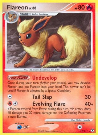 Flareon (019/111) - RR  - Rare - Reverse Holofoil