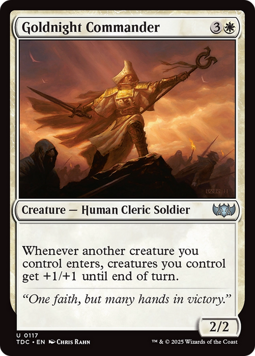 Goldnight Commander (TDC-117) - uncommon