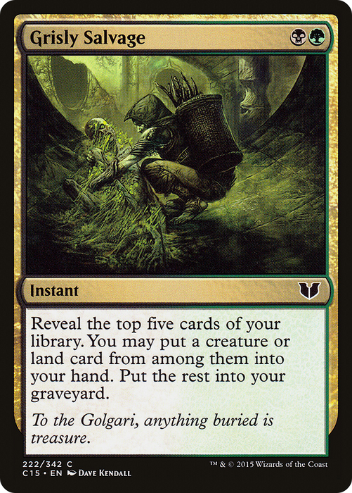 Grisly Salvage (C15-222) - common