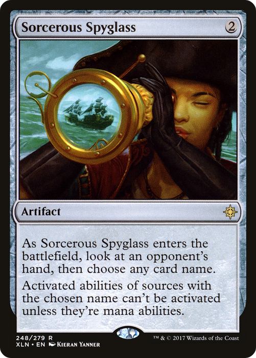 Sorcerous Spyglass (XLN-248) - rare - Foil