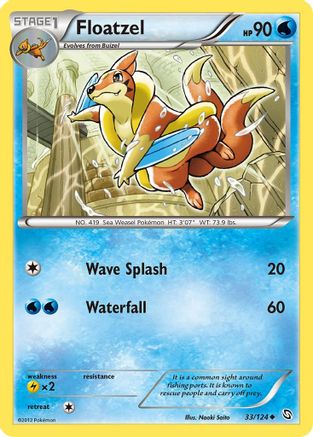 Floatzel (033) - DE  - Uncommon - Reverse Holofoil