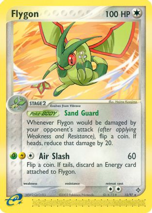 Flygon (015/97) - D  - Rare - Reverse Holofoil