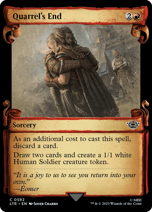 Quarrel's End (LTR-592) - common: (Showcase) - Foil