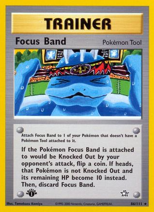 Focus Band (086/111) - NG  - Rare - 1st Edition