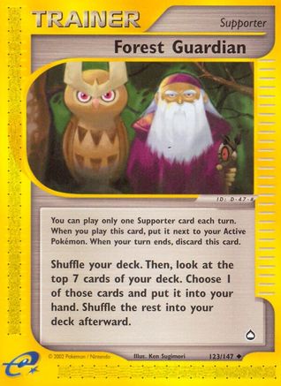 Forest Guardian (123/147) - A  - Uncommon - Reverse Holofoil