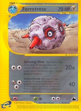 Forretress (9) (009) - S  - Rare - Reverse Holofoil