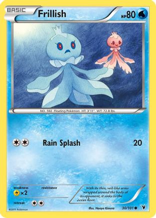 Frillish (030) - NV  - Common - Reverse Holofoil