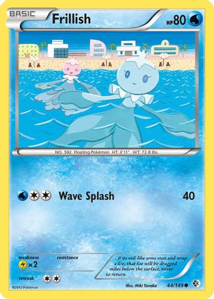 Frillish (044) - BC  - Common - Reverse Holofoil