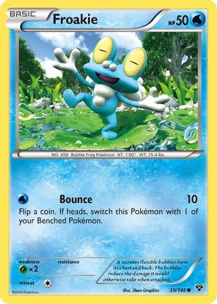 Froakie (039) - XBS  - Common - Reverse Holofoil