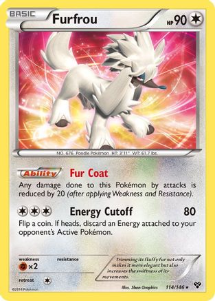 Furfrou (114) - XBS  - Holo Rare - Holofoil