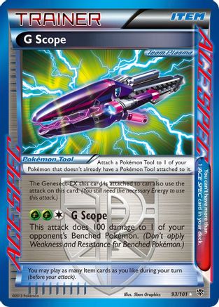 G Scope (Team Plasma) (093) - PB  - Rare Ace - Holofoil