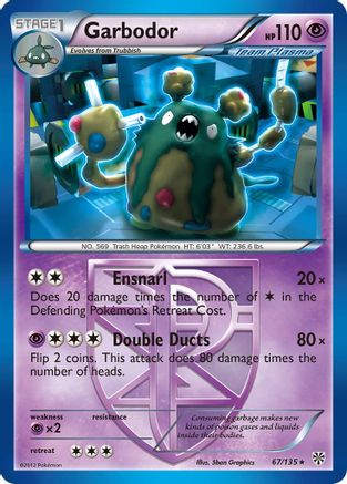 Garbodor (Team Plasma) (67) (067) - PS  - Rare