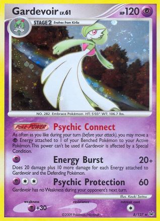 Gardevoir (FRANCAIS) (008/127) - P - Holo Rare - Reverse Holofoil