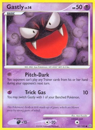 Gastly (062/100) - S  - Common - Reverse Holofoil