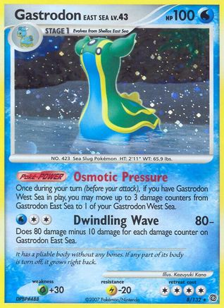 Gastrodon East Sea (008) - SW  - Holo Rare - Reverse Holofoil