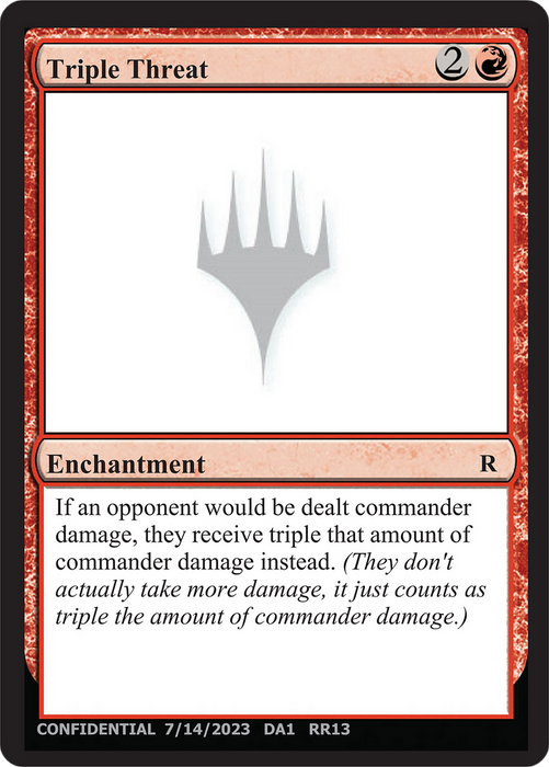 Triple Threat (UNK-RR13B) - rare