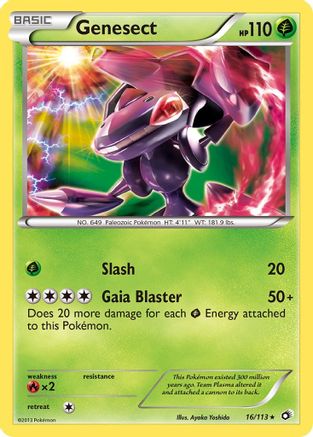 Genesect (016) - LT  - Holo Rare - Holofoil