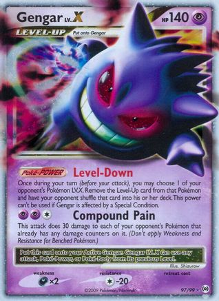 Gengar Lv.X (097/99) - A  - Ultra Rare - Holofoil