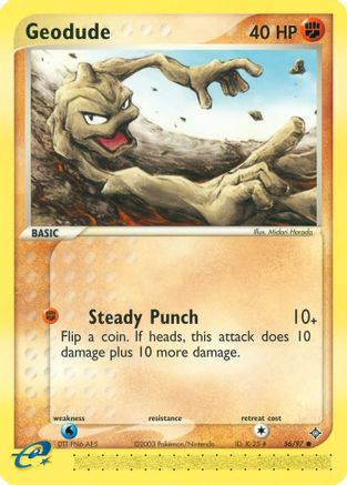 Geodude (056/97) - D  - Common - Reverse Holofoil