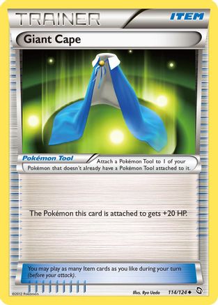 Giant Cape (114/124) - DE  - Uncommon - Reverse Holofoil