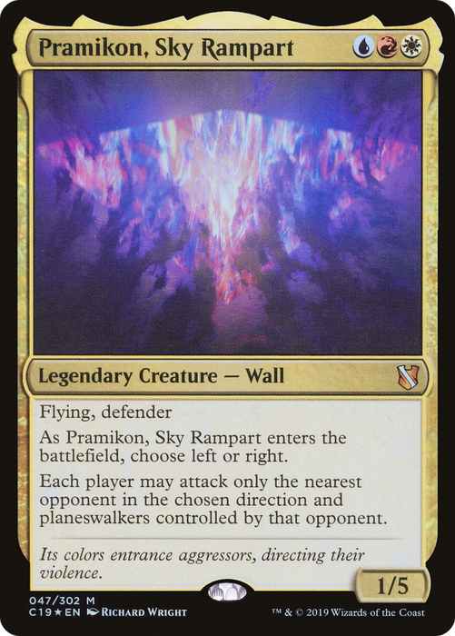 Pramikon, Sky Rampart (C19-047) - mythic - Foil