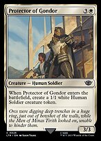 Protector of Gondor (LTR-025) - common - Foil