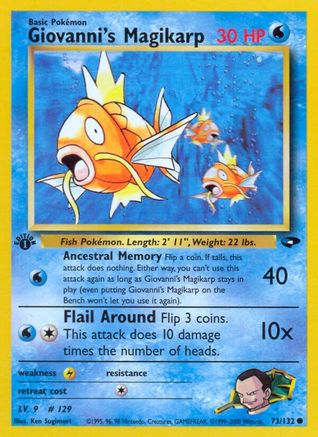 Giovanni's Magikarp (073/132) - GC  - Common - 1st Edition