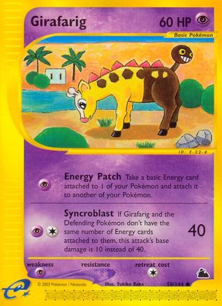 Girafarig (058) - S  - Common
