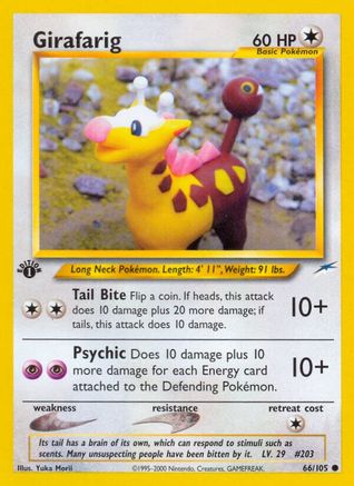 Girafarig (066/105) - ND  - Common - Unlimited