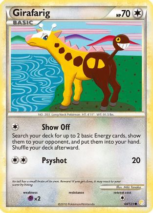 Girafarig (064) - HS  - Common