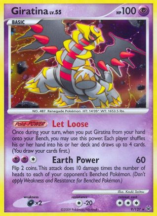 Giratina (9) (009) - P  - Holo Rare - Reverse Holofoil