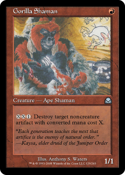 Gorilla Shaman (ME2-129) - uncommon - Foil