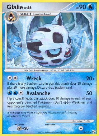 Glalie (018) - A  - Rare