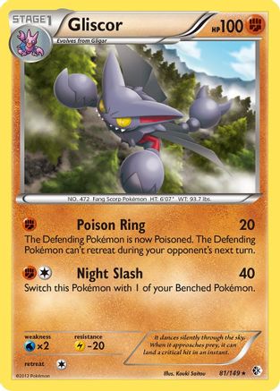 Gliscor (081) - BC  - Holo Rare - Holofoil