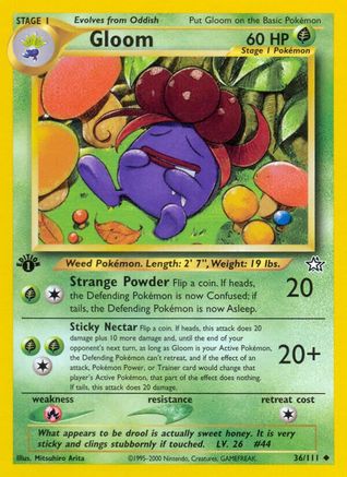 Gloom (036/111) - NG  - Uncommon - 1st Edition